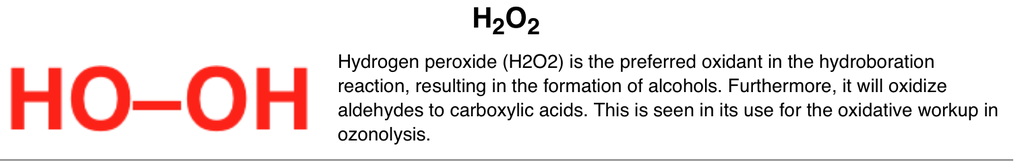 <p><span>Hydrogen peroxide </span></p>