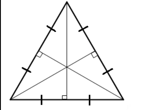 <p>What type of center triangle is this ? What is it formed by? </p>