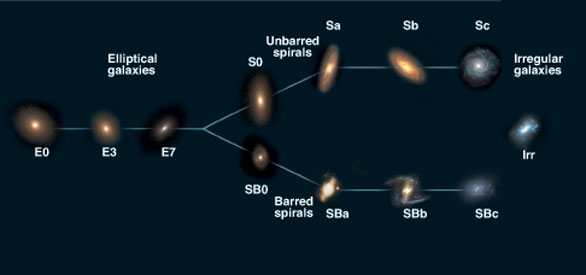 <p>a barred spiral galaxy</p>