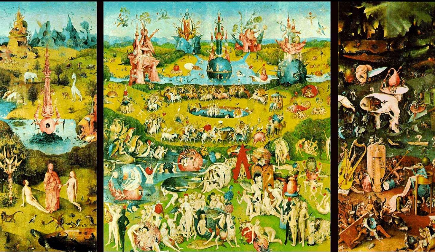 <ul><li><p><span><span>El Jardín de las Delicias de El Bosco.</span></span></p></li></ul><p></p>