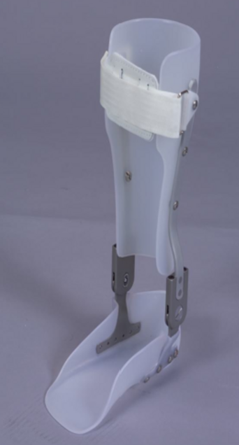 <p>Defined as having characteristics of both thermoplastic and conventional orthoses</p><p>Often conventional AFO with thermoplastic footplate instead of stirrup attached to shoe</p>