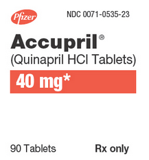 <p>quinapril</p><p>20-80mg/day</p>