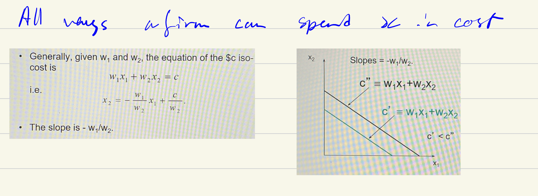 <p>want to minimize</p>