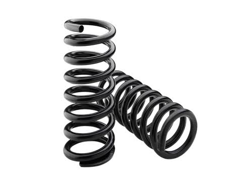 <p>Springs - Supports weight of vehicle (several types, coil is the most common, changed out in lift or lowering kits)</p>