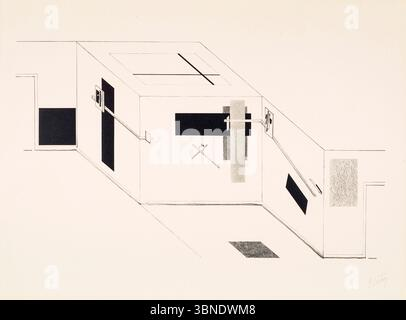 <p>Drawing of a Proun Room</p>