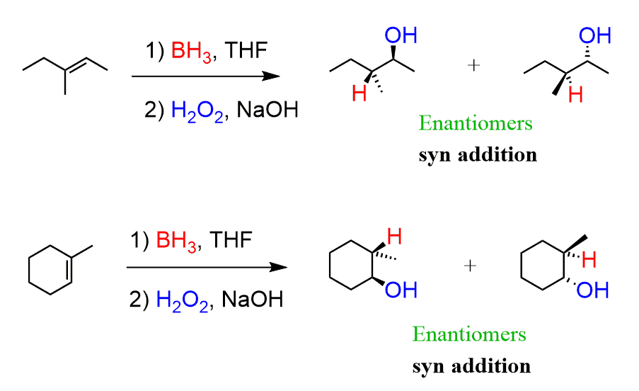<p>Hydroboration / oxidation regiochemistry</p>