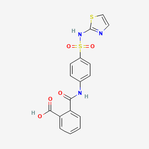 <p>Intestinal prodrug with an N4-phthalyl group; cleaved by intestinal amidases.</p>