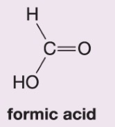 <p>Forms formic acid</p>