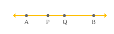 <p> points that lie on the same line</p>
