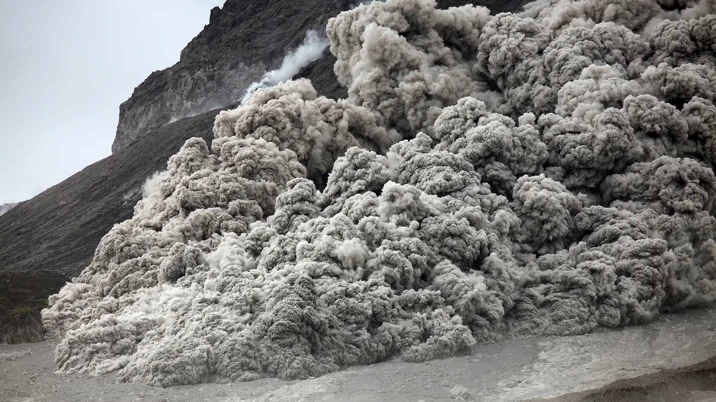 <p>Pyroclastic flows</p>