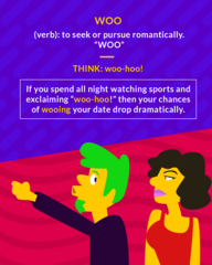 <p>to seek or pursue romantically</p>