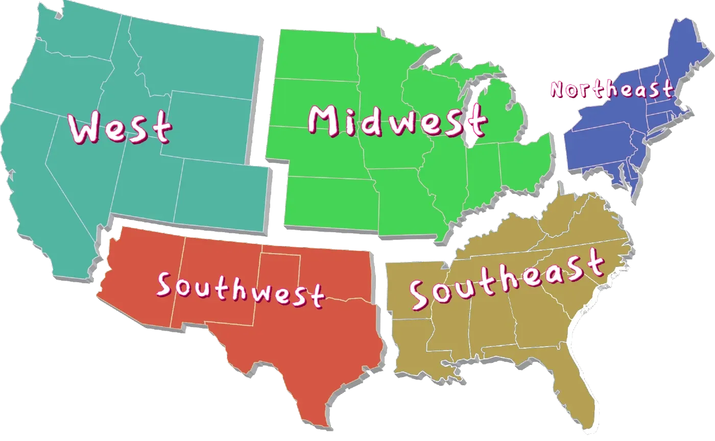 <p>An area with similar characteristics that make it different from other areas.</p>
