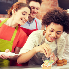 <p>(adj) Having to do with cooking.</p>