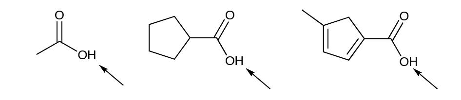 <p>What is the pka for carboxylic acid?</p>