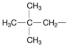<p>(CH3)3CCH2-</p>