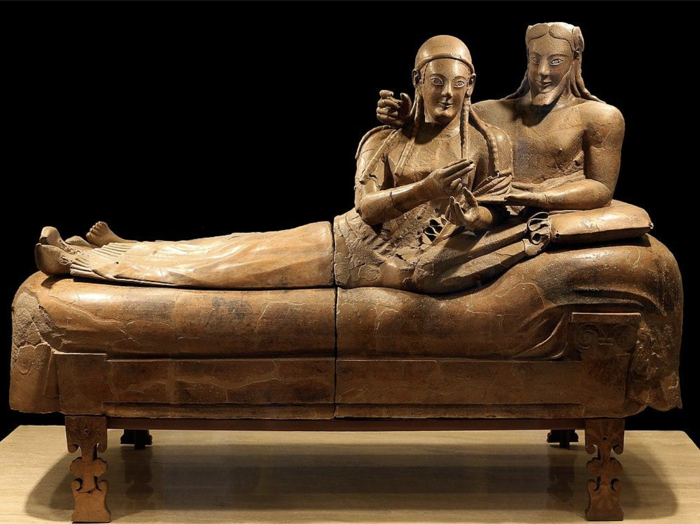 <p>Sarcophagus of the Spouses</p>