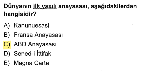 <p>Magna Carta bir "belgedir" ama anayasa değildir, dikkat!</p>