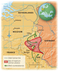 <p>1944-1945 battle in which Allied forces turned back the last major German offensive of World War II</p>