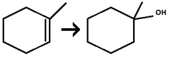 <p>Adds syn and anti. +/-</p><p>OH adds markovnikov.</p><p>Same as H3O+.</p><p>Conditions are:</p><p>1. Hg(OAc)2, H2O.</p><p>2. NaBH4, OH-</p>
