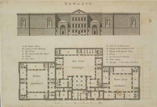<p>Architect: George Dance, the Younger<br>Building: Newgate Prison<br>Place: London, England<br>Date: 1768-1775<br>Style:</p>