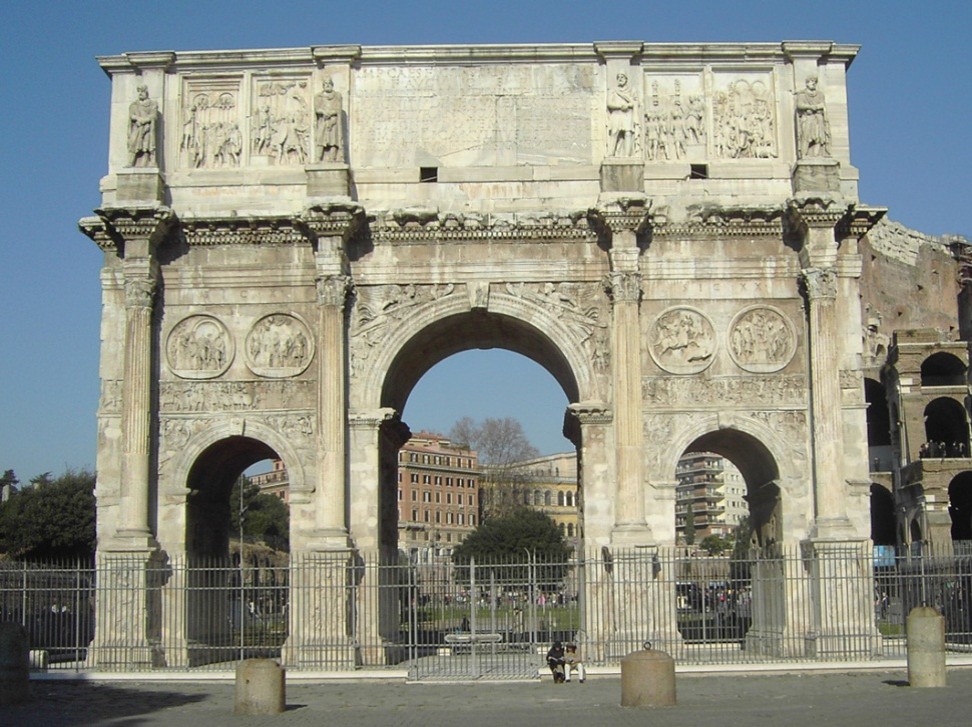 <p>The Background Of</p><p><em>Arch of Constantine</em></p><p>Rome</p><p>312-315</p>