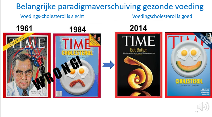 <p><span>1 van de lipoproteïnen heet HDL.<br></span></p><p style="text-align: left;"><span>Het komt erop neer dat we een soort van logistiek systeem hebben waarbij vetdruppeltjes in het bloed met poststempel en adressogram worden verstuurd van de lever naar de weefsels en van de weefsels terug naar de lever.</span></p><p style="text-align: left;"></p><p style="text-align: left;"><span>Heel dat systeem van de lipoproteïnen heeft ook medisch belang (zie volgende les).</span></p><p style="text-align: left;"><span>In deze les gaan we het nog hebben over de aanmaak van cholesterol in de lever.<br></span></p><p style="text-align: left;"><span>Vroeger dacht men dat alle cholesterol die we uit de voeding halen slecht was.</span></p><p style="text-align: left;"><span>We weten ondertussen dat de cholesterol uit de voeding niet noodzakelijk slecht is, maar teveel cholesterol, te veel verzadigde vetzuren, te veel dierlijke producten in ons dieet heeft wel duidelijk een impact op cardiovasculaire ziekten en het risico op type II diabetes, hartinfarcten, strokes…</span></p>