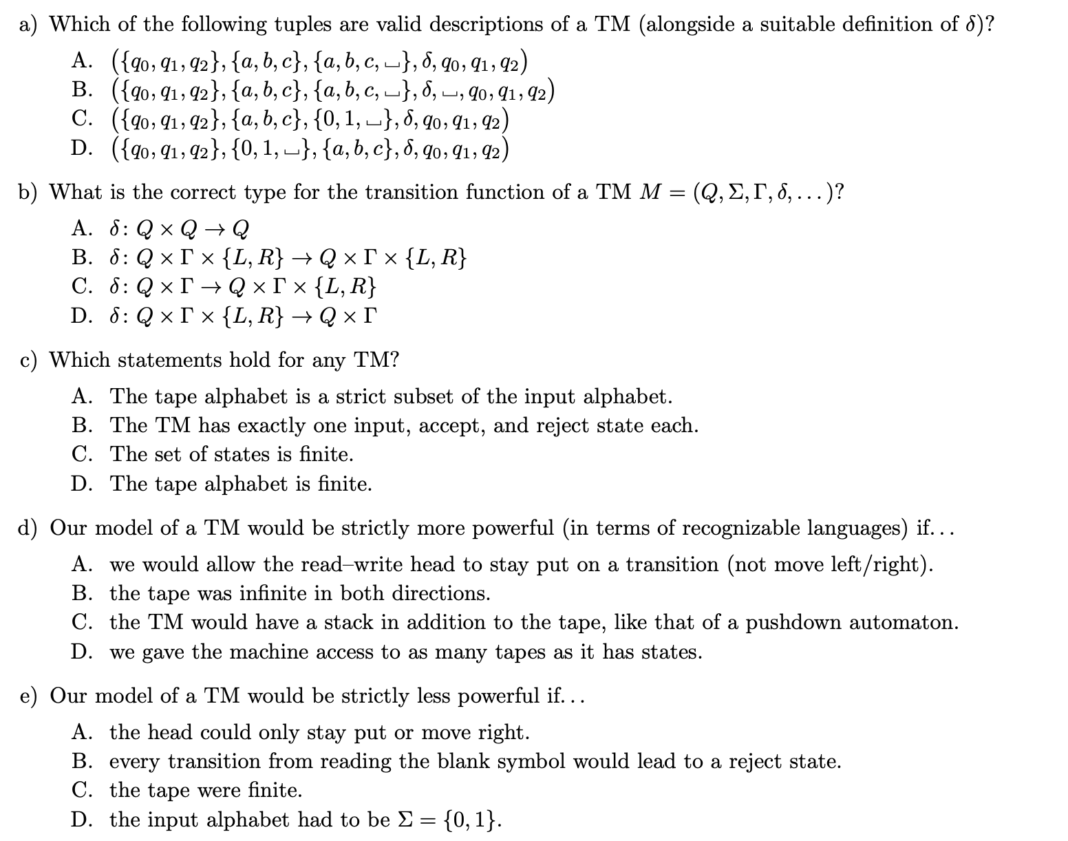 <p>Can be multiple correct or none</p>