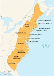 <p><span style="background-color: transparent;">Original 13 Colonies</span></p>