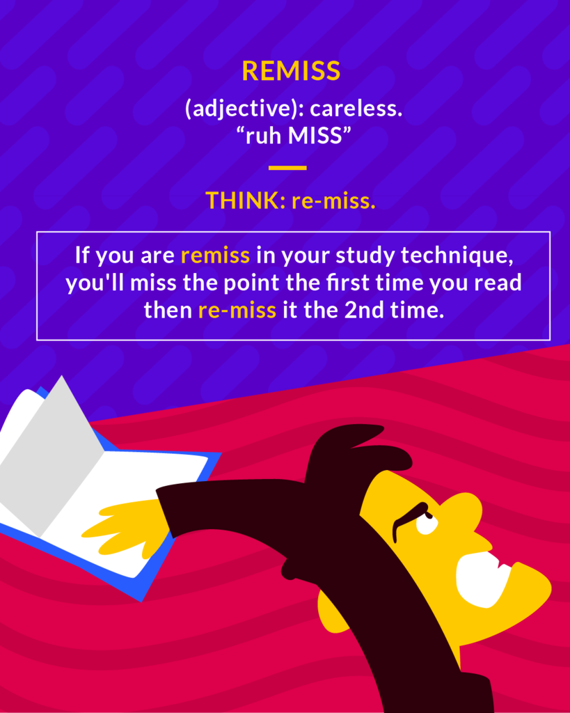 <p>(adj.) neglectful in performance of one's duty, careless</p><p>(adj.) careless</p>