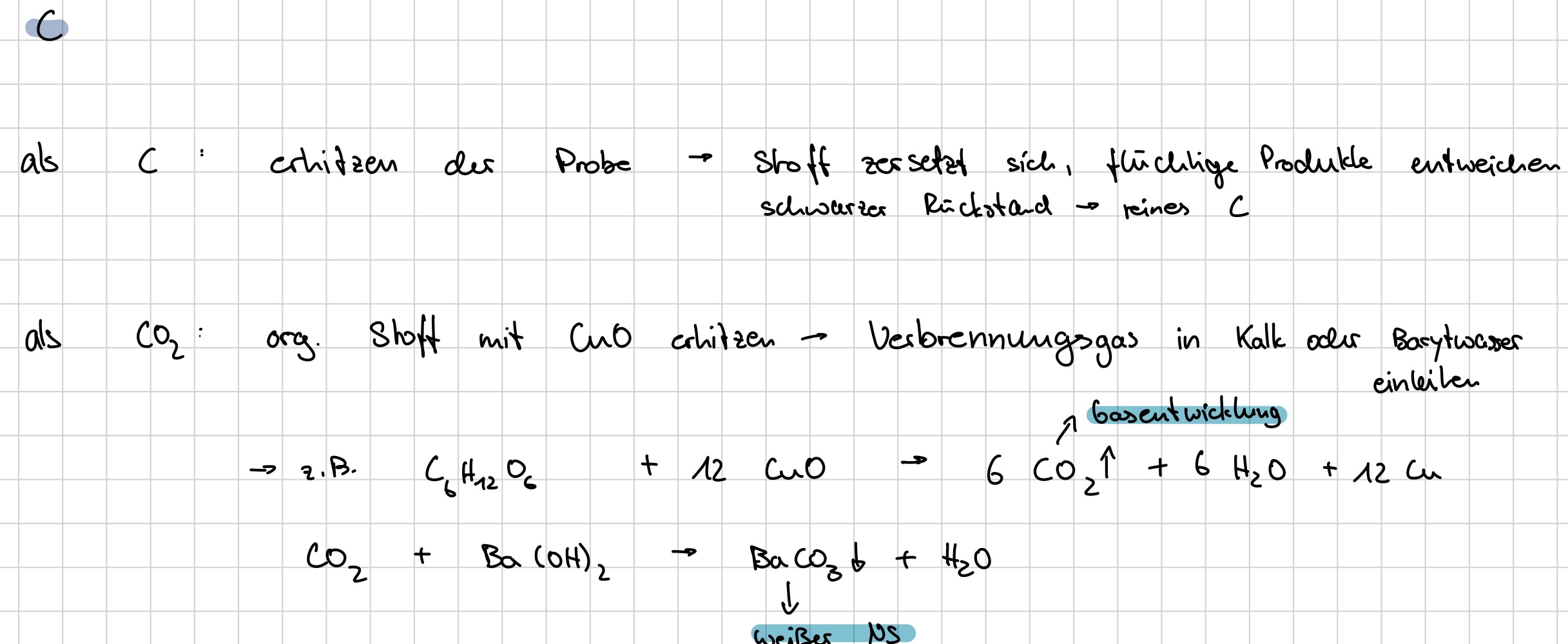<p>Als C oder CO2</p>
