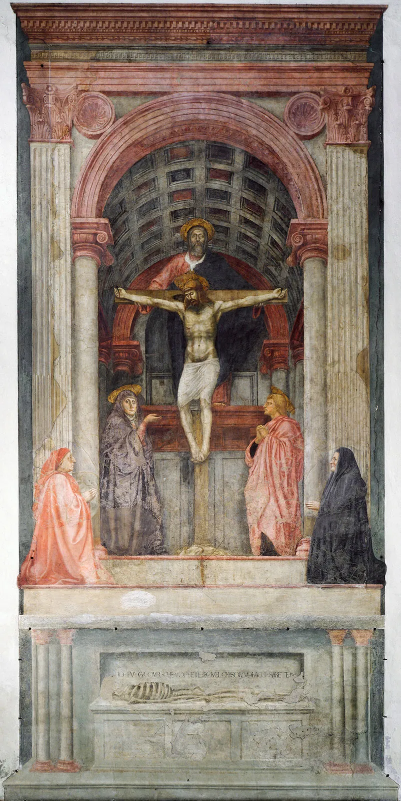 <p>Masaccio's Holy Trinity</p>