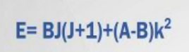 <p>quantum numbers J,k,m</p>