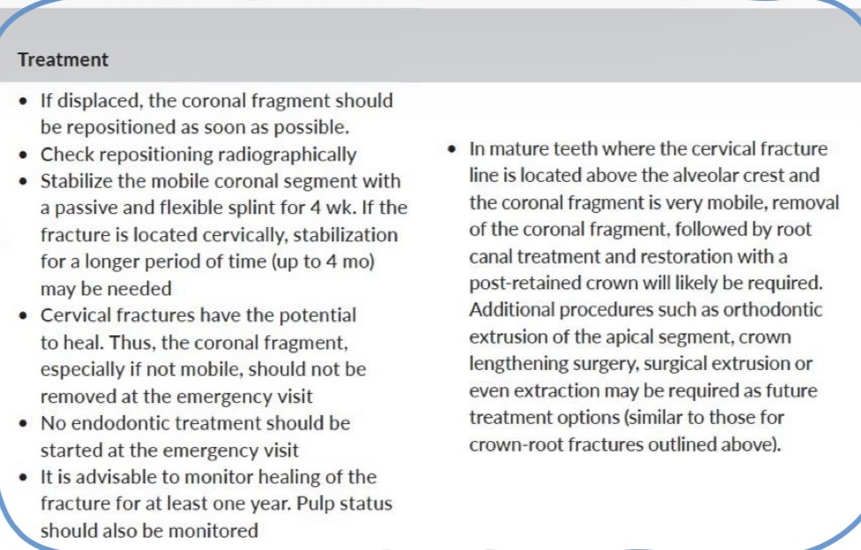 <p>Fracture of root involving dentin, pulp, cementum</p><p>May be horizontal, oblique or combo of both </p>