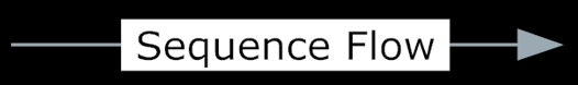<p>Progression of activity within the process </p>