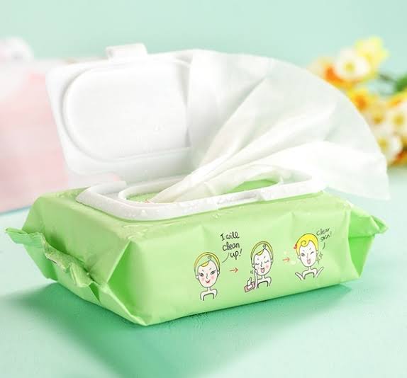 <p>wet wipe </p>