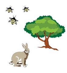 <p>A living part of the environment.</p>