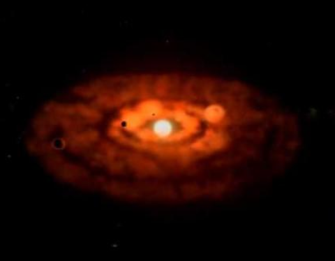 <p><strong>FORMATION OF THE UNIVERSE:</strong></p><p>this hypothesis contains the following:<br>3. Rotating gas-dust cloud began to contract due to gravity;</p><ol start="4"><li><p class="p1">Most material concentrated in the center to later form the Sun;</p></li><li><p class="p1">rest of the matter flattened out into the <strong>________</strong></p></li></ol><p></p>