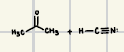 <p>These are the reactants of the addition of HCN, what is the product?</p>