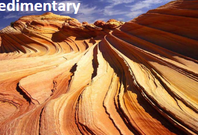 <p><span style="background-color: transparent;"> rocks formed from pre-existing rocks or pieces of living organisms (often sourced from area with water) </span></p><ul><li><p><span style="background-color: transparent;">These rocks generally will contain fossils and will be the focus of this course/lab </span></p></li></ul><p><br></p>