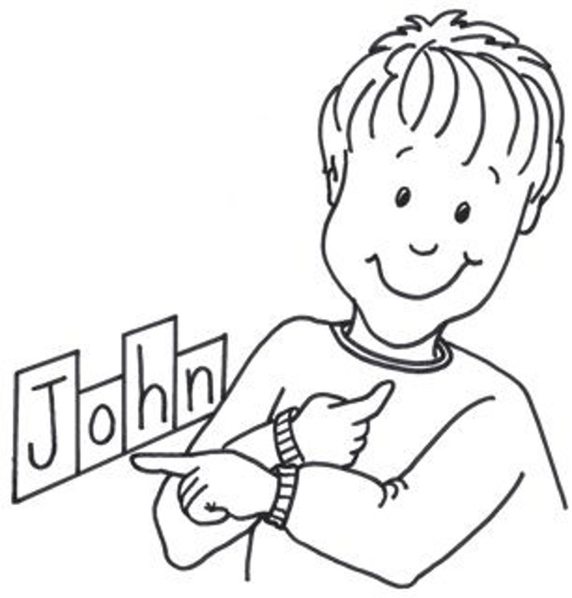 <p>My name is John</p>