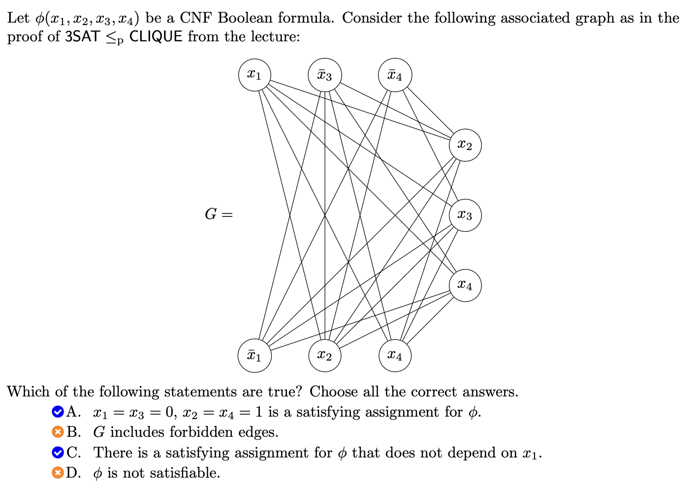 <p>A,C</p>