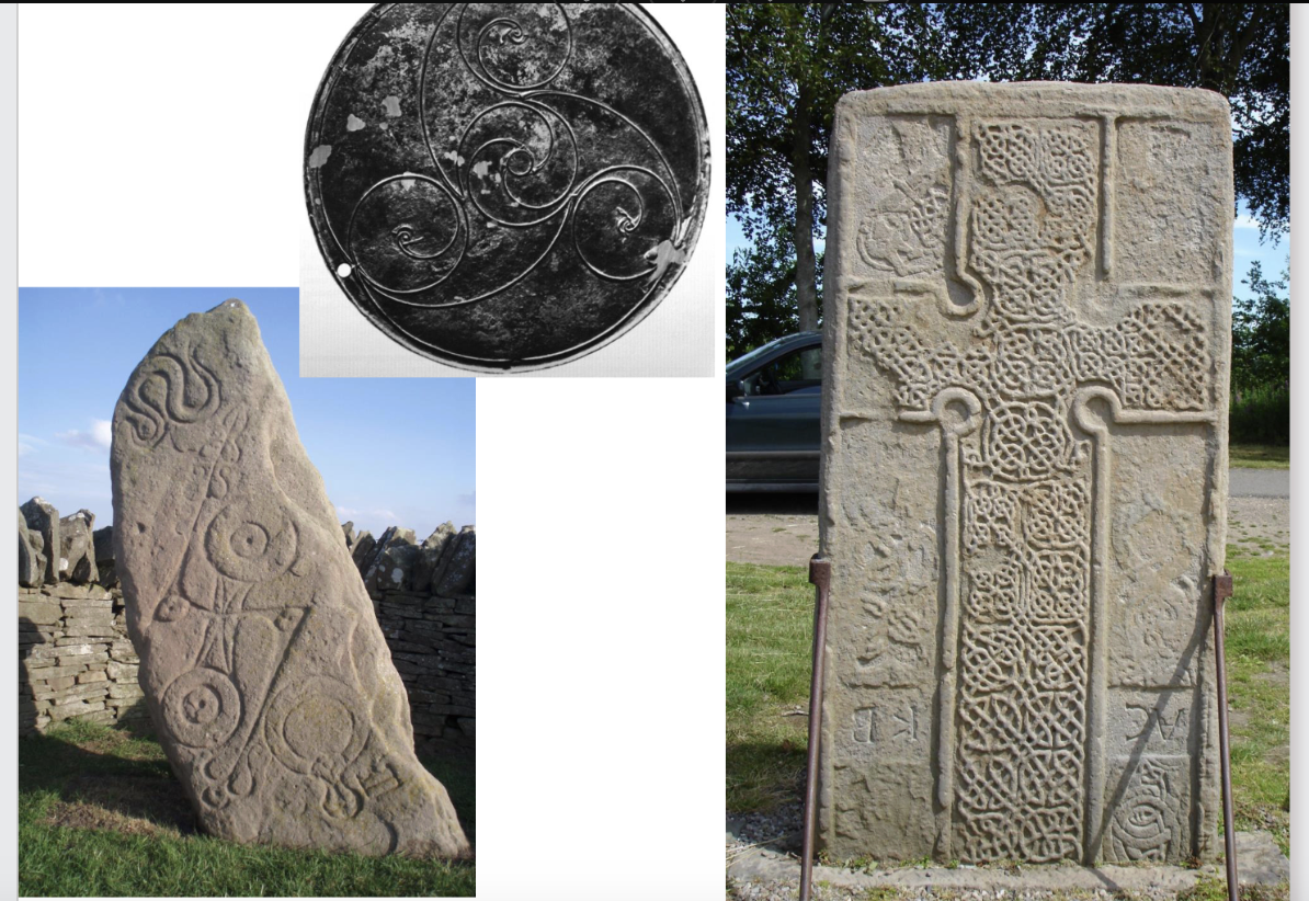 <p>lots of swirls</p>