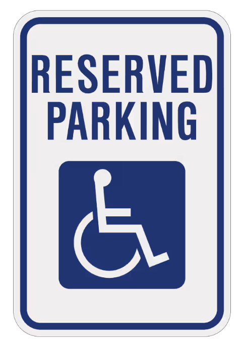 <p>Disabled Parking Sign</p>