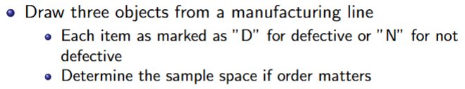 <p>Also do the same for order not mattering</p>