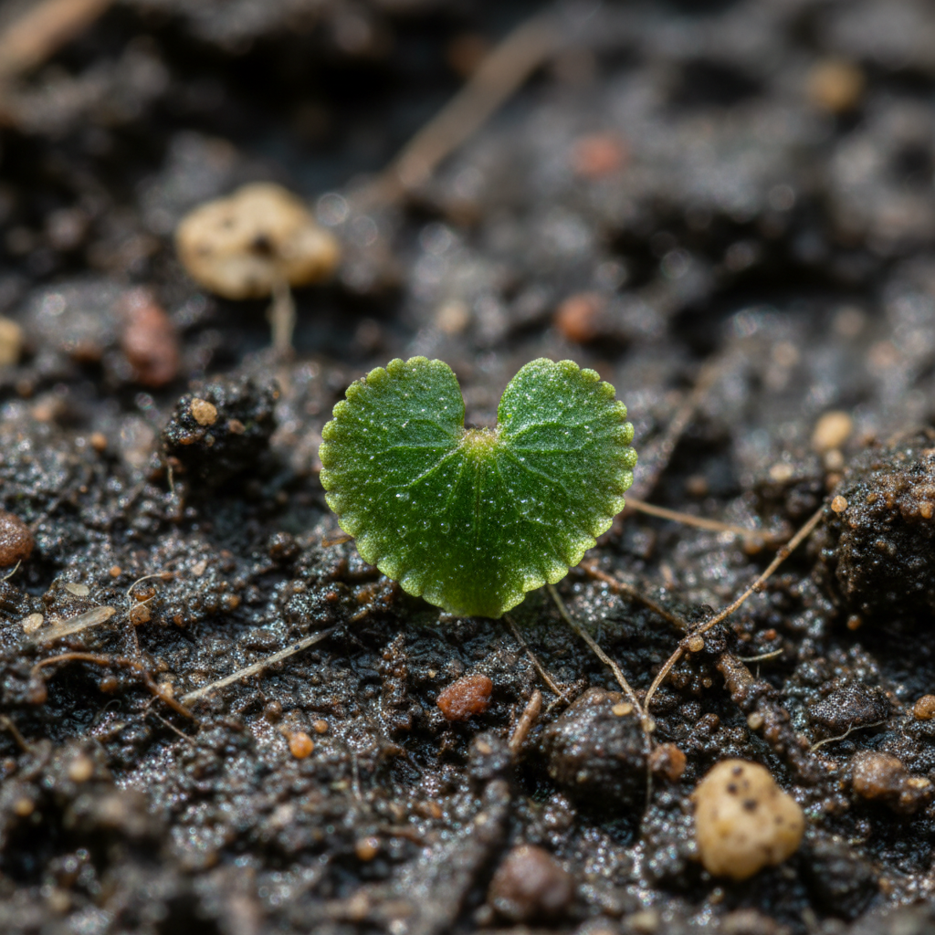<p>The small plant that grows from a fern spore and has male and female parts.</p>
