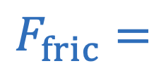 <p>Force of friction on inclined plane</p>