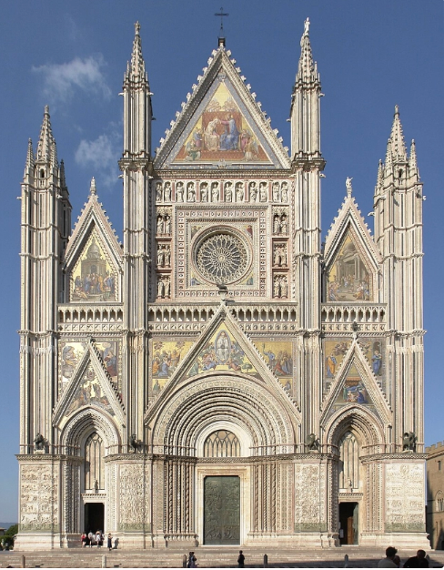 <p>Gothic/Romanesque associated with northern Europe/Milan; “buildings with no order.”</p>