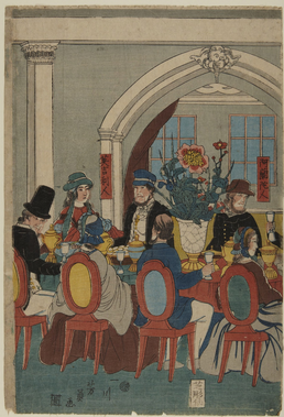 <p>Banquest for foreigners from the five countries </p>