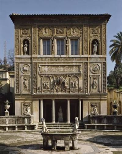<p>Casino van Pius IV, Ligorio, Rome, hoog renaissance, 1558</p>