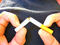 <p>кинути, припинити </p><p>I finally ____ smoking last year, and it feels amazing.</p>